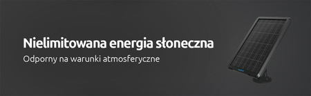 Panel solarny do zewnętrznych kamer Reolink