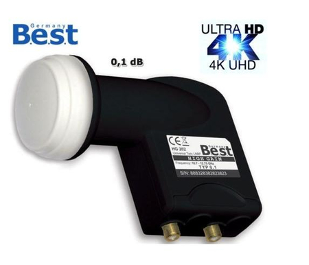 LNB BEST HG 202 Twin Ultra Black 0,1 dB - zdjęcie 2