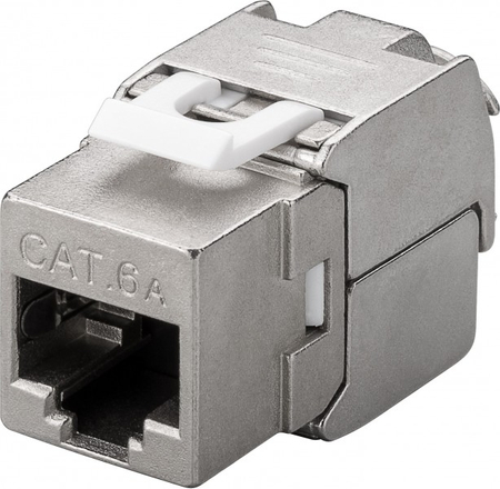 Gniazdo RJ45 Keystone CAT 6A STP shielded