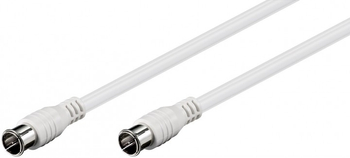 Przyłącze FF Quick SAT antena cable white 2.5m