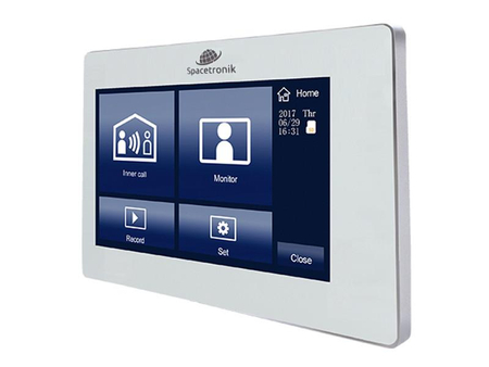 Zestaw wideodomofonowy jednorodzinny z monitorem dotykowym 7" Spacetronik DiO