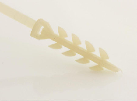 Opaska kablowa z uchwytem FIP HQ biała100szt.