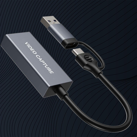 Grabber HDMI 4K60 USB-A USB-C EZCAP 370M Cam Link - zdjęcie 2