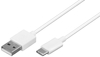 Kabel USB-C - Apple Lightning Plug 8-pin Goobay Biały 1m