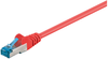 Kabel LAN Patch Cord CAT 6A S/FTP czerwony 3m