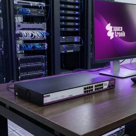 SWITCH 16 portów RJ45 2.5G port SFP 10G SP-SGT116S - zdjęcie 2