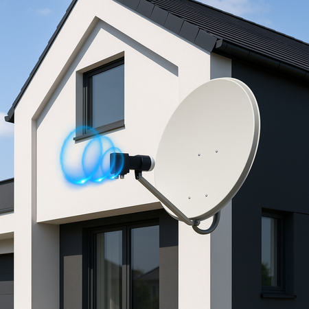 LNB Quatro Inverto Universal Premium PLL QTL413 - zdjęcie 2