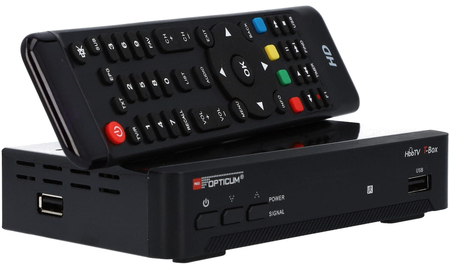 Tuner DVB-T2 HBBTV T-BOX Opticum + WiFi - zdjęcie 2