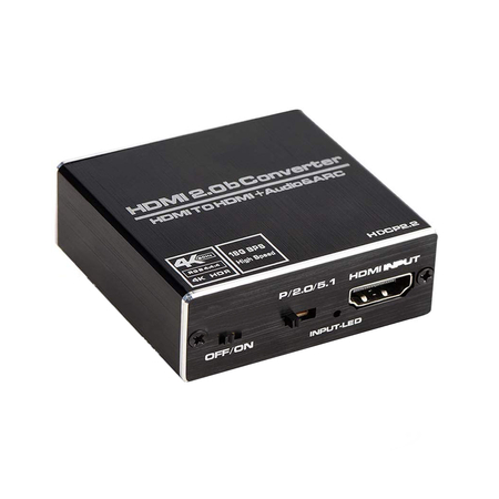 Extractor HDMI na HDMI + Audio SPDIF lub Jack 3.5 ARC Spacetronik SPH-AE06 - zdjęcie 2