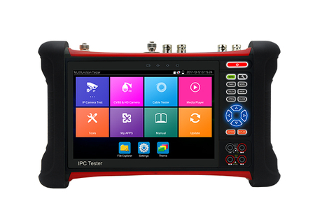 Miernik LAN Tester CCTV Spacetronik SP-IPLT7AiO4K-MOVC Multimetr/Miernik Mocy Optycznej/Lokalizator Uszkodzeń