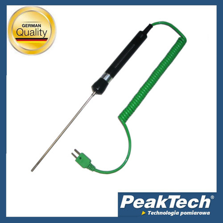 Czujnik temperatury cieczy K-Type Peaktech TF-40 - zdjęcie 2