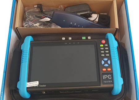 Specjalistyczny miernik LAN, Tester IP+CCTV Spacetronik SP-IPL07AiO4K H.265