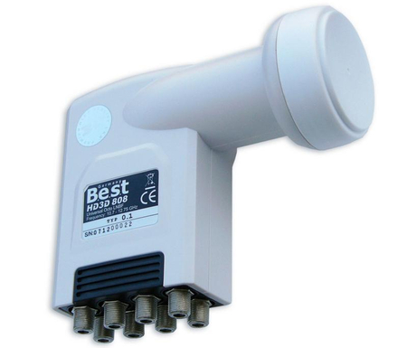 LNB BEST HD3D 808 Octo 0,1 dB