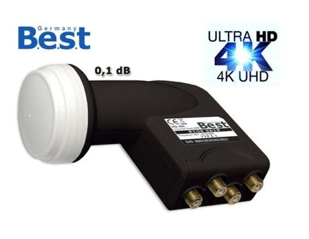 LNB BEST HG 404 Quad Ultra Black 0,1 dB