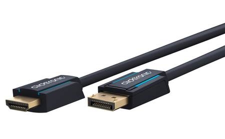CLICKTRONIC Kabel DisplayPort DP - HDMI 2.0 4K 60Hz 10m - zdjęcie 2