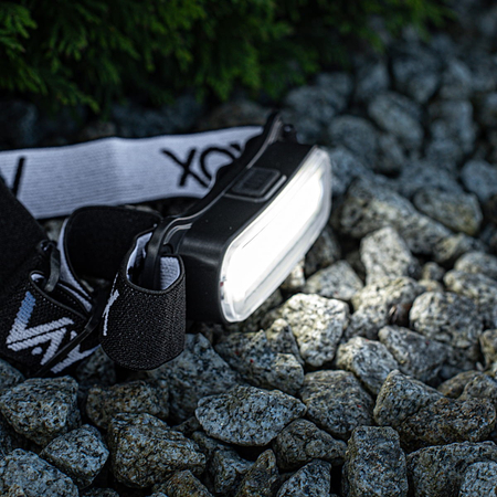 Latarka czołowa akumulatorowa 300lm COB wąska mała smukła czołówka Vayox VA0177 - zdjęcie 2