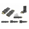 Adapter wt. HDMI - gn. HDMI  zm.kąta 180/obrót 360