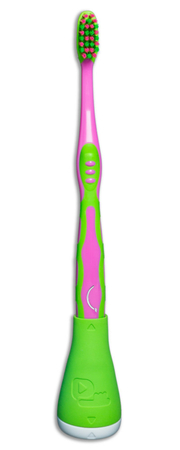 Nasadka z trenującą szczoteczką do zębów Playbrush SMART zielona