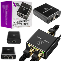 Rozdzielacz RJ45 1 na 2 Spacetronik SP-LC22