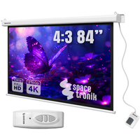 Elektryczny Ekran Projekcyjny SST Ścienny 84" 4:3