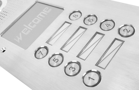 S558 8-Teilnehmer-Türstation mit RFiD-Leser - zdjęcie 2