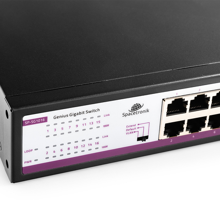 SWITCH 16-portowy SP-SG1016 Gigabit - zdjęcie 2