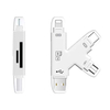 Czytnik kart pamięci SD microSD 4w1 USB USB-C Lightning microUSB SPU-CR01