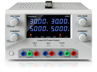 Zasilacz laboratoryjny dwukanałaowy 2x 30V 5A DC USB PeakTech 6193