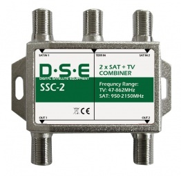 Sumator sygnału z LNB Twin i DVBT DSE SSC-2