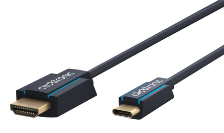 CLICKTRONIC Kabel adapter USB-C do HDMI 2.0 4K 60Hz 1m - zdjęcie 2