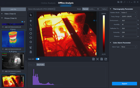 Pirometr Kamera termowizyjna PeakTech 5620 z USB WiFi Bluetooth PIP - zdjęcie 2