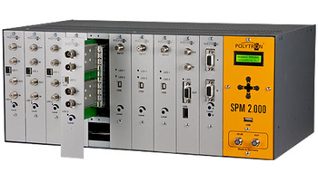 Jednostka bazowa POLYTRON SPM 2000 tele LAN 10-modułów, 10-wyjść