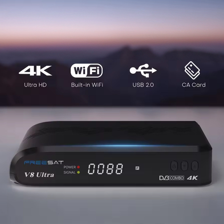 Tuner GTMedia Freesat V8 ULTRA 4K COMBO FUNCAM - zdjęcie 2