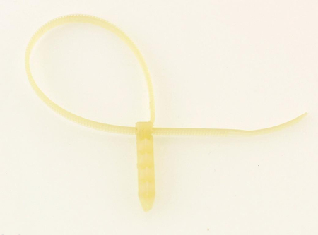 Opaska kablowa z uchwytem FIP HQ biała100szt.