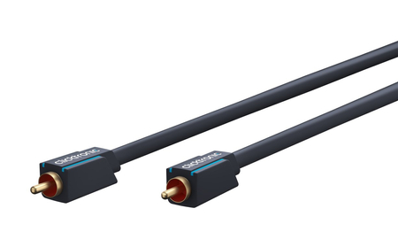 CLICKTRONIC Kabel Audio Subwoofer Coaxial RCA - RCA 7,5m - zdjęcie 2