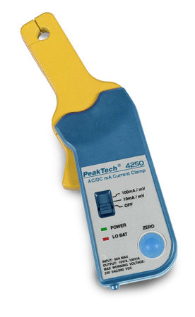 Adapter zaciskowy do multimetra 60A AC/DC PeakTech 4250