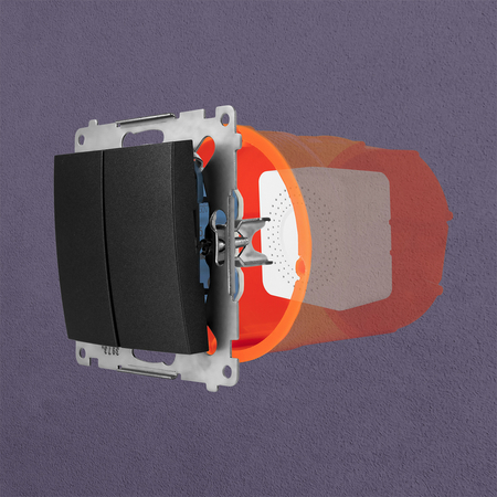 Dopuszkowy Mini przekaźnik włącznik światła switch Wi-Fi podwójny Smart Life Tuya Spacetronik sterownik SL-S2-02 Black - zdjęcie 2