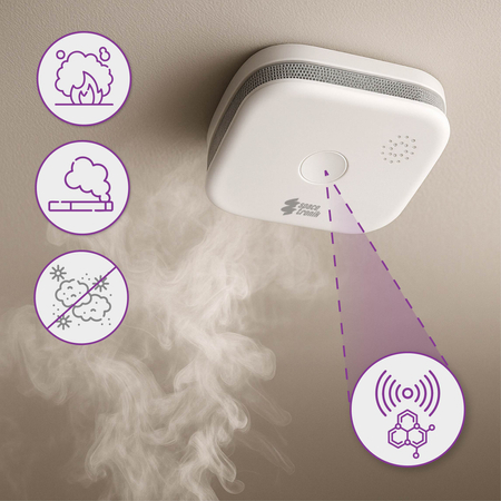 Czujnik dymu Spacetronik SA-DS03 - zdjęcie 2