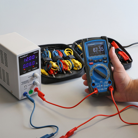 Zestaw przewodów pomiarowych 150cm PeakTech 7050 - zdjęcie 2