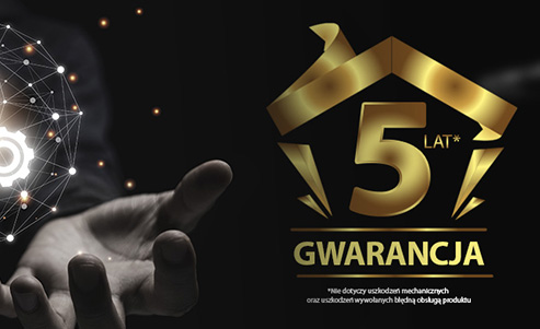 5 lat gwarancji