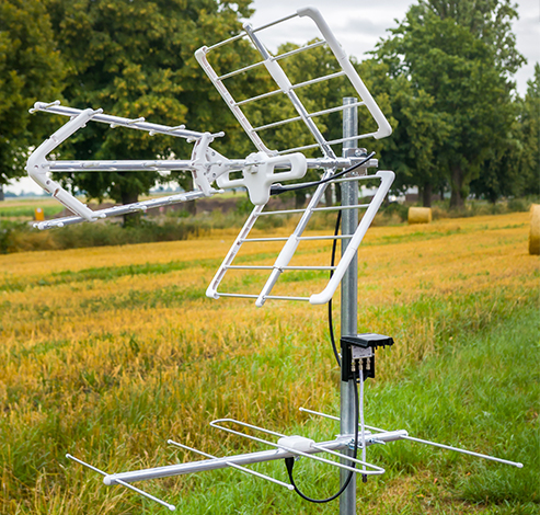 Profesjonalny zestaw anten UHF+VHF z diplexerem
