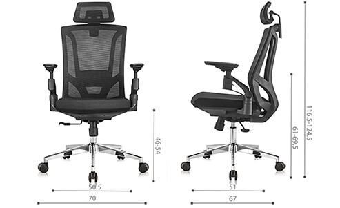 krzesło ergonomiczne na kręgosłup