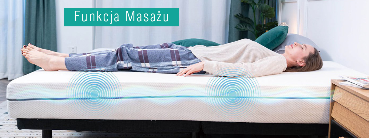 łóżko z masażem zero gravity Spacetronik