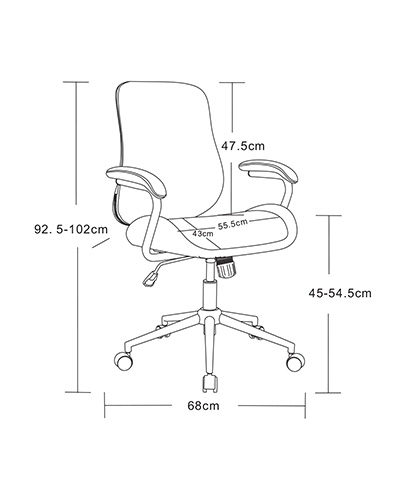 krzesło ergonomiczne na kręgosłup Spacetronik Mia