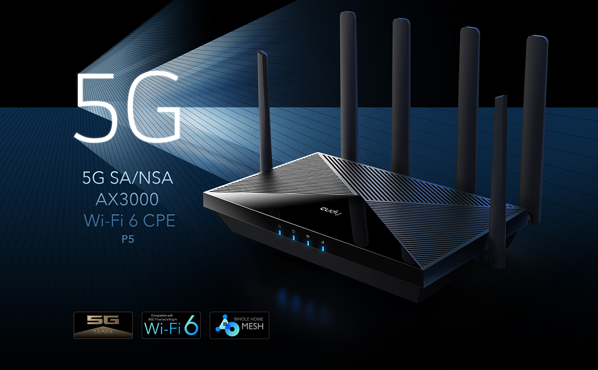 Router 5G SA/NSA WiFi 6 