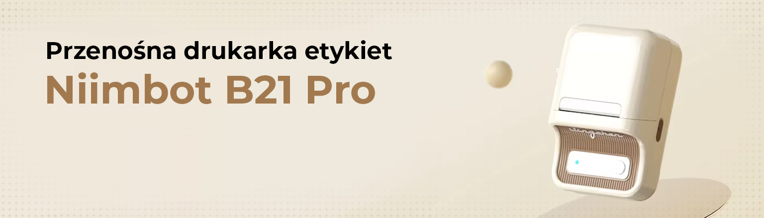 drukarka etykiet Niimbot B21, etykieciarka Bluetooth, mobilna drukarka termiczna, drukarka do etykiet samoprzylepnych, drukarka do kodów kreskowych, etykieciarka do biura, drukarka do przypraw, Niimbot aplikacja do druku