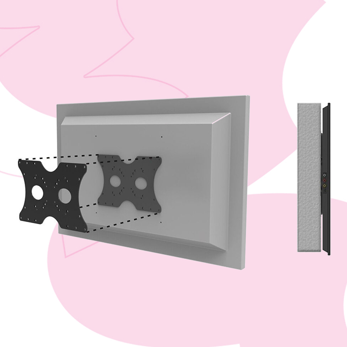 vesa adapter do tv, adapter vesa 400x200, przedłużka do uchwytu tv, uchwyt do telewizora 55 cali, mocowanie tv na ścianę, adapter do montażu tv, uniwersalny uchwyt tv, płyta montażowa do telewizora