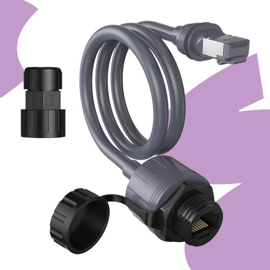 aprzedłużacz starlink gen 3, adapter starlink do rj45, kabel spx do rj45, przedłużacz starlink mini, wodoodporny kabel starlink, adapter internetowy starlink, złącze starlink do sieci, starlink ethernet adapter