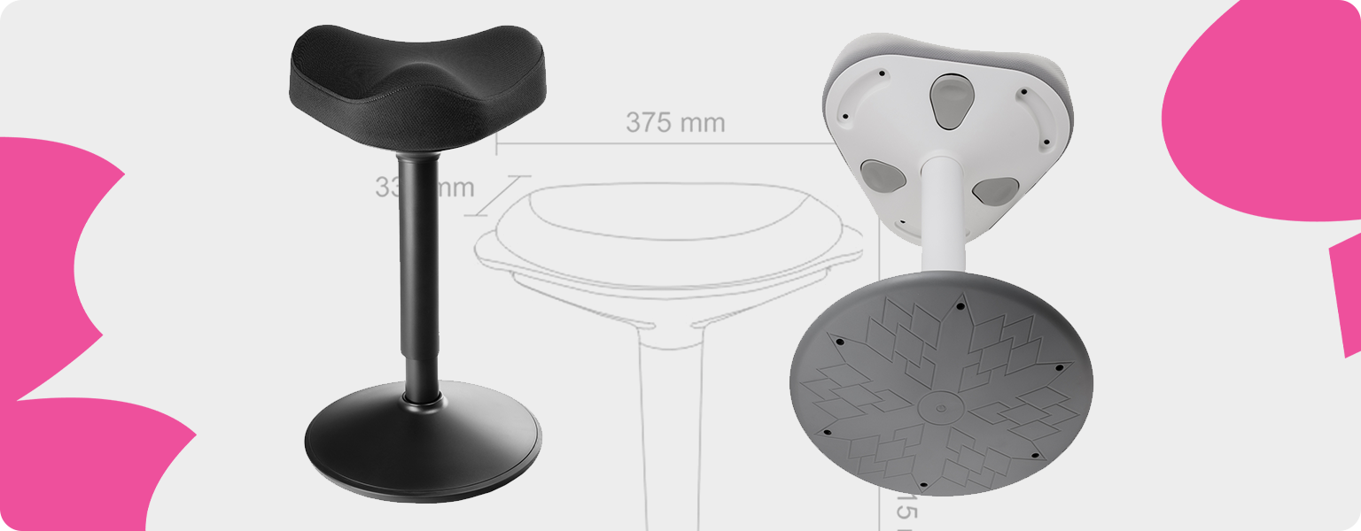 nowoczesny hoker biurowy, stołek minimalistyczny Spacetronik, design hoker ergonomiczny, hoker do biura, hoker do kuchni, hoker do recepcji, nowoczesny stołek balansujący, elegancki hoker, Spacetronik Zippy stylowy, krzesło bez oparcia