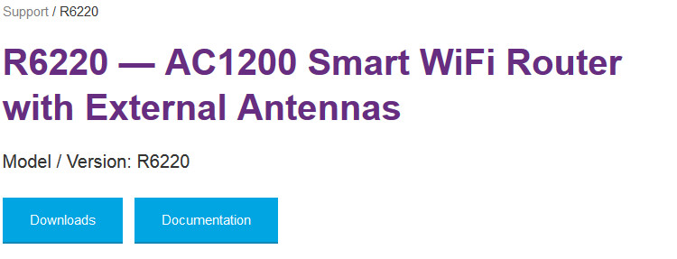 Inteligentny router WiFi Netgear R6220